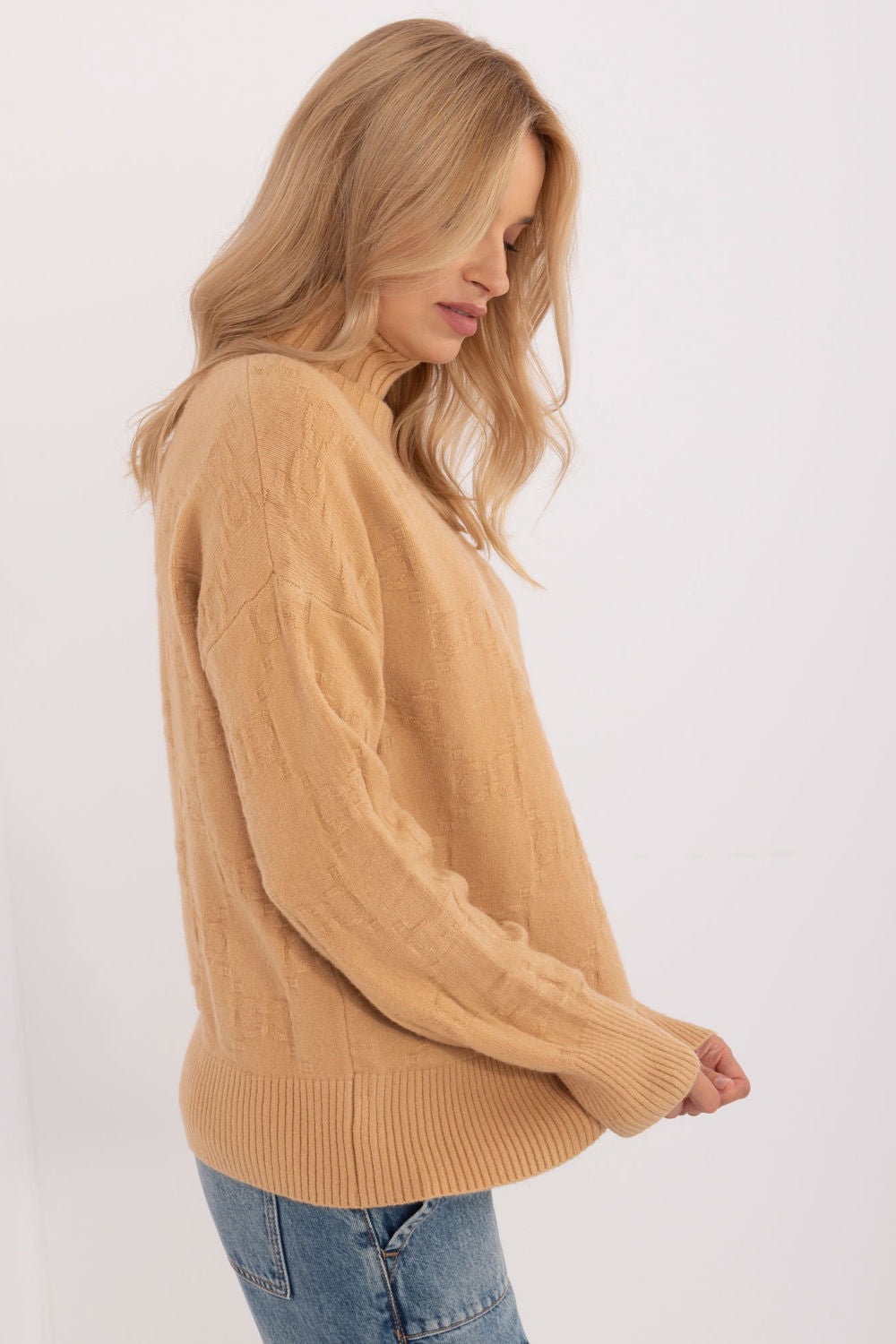 Jersey de cuello alto modelo 208281 AT