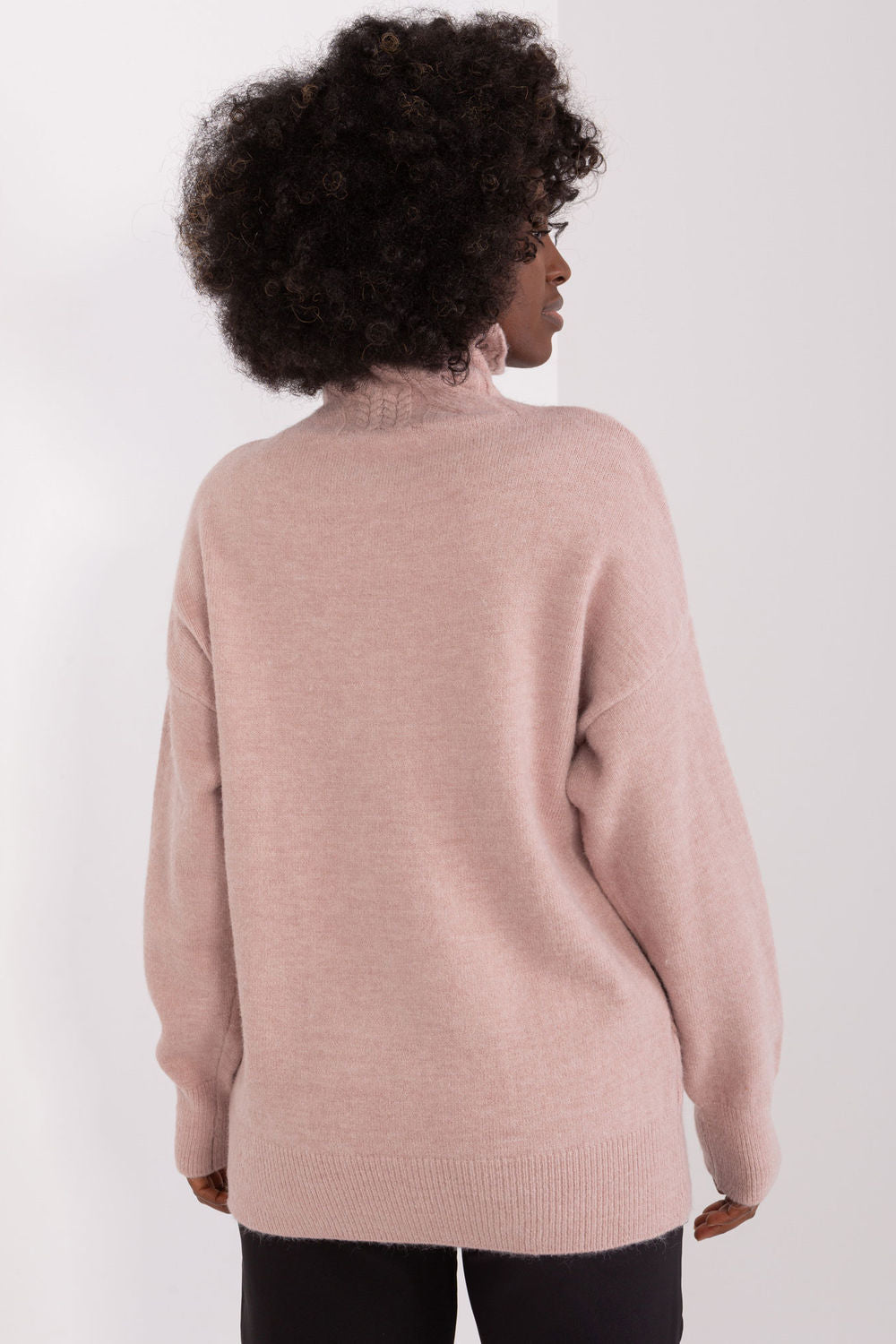 Jersey de cuello alto modelo 208311 AT