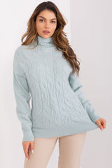 Jersey de cuello alto modelo 208315 AT