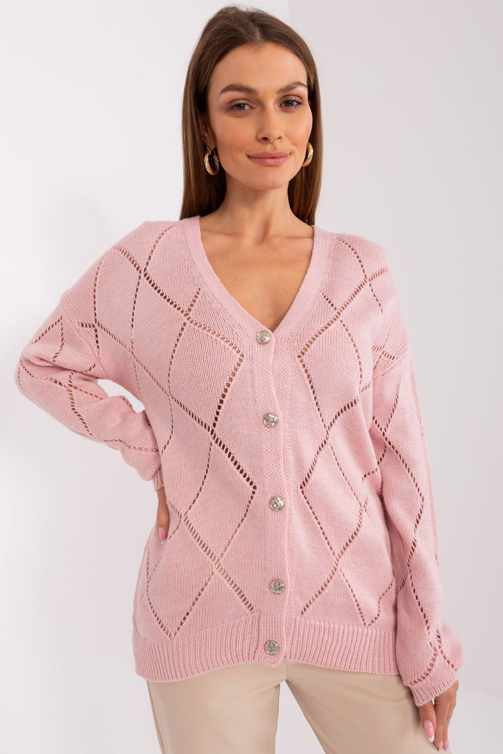 Cárdigan modelo 208630 Rue Paris. Ropa al por mayor online, Moda femenina, Zapatos, Lencería y Ropa interior - Matterhorn.