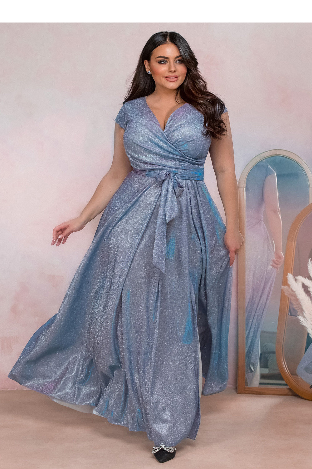 Vestido talla grande modelo 209400 Contigo