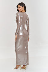 Vestido largo modelo 209578 Makadamia