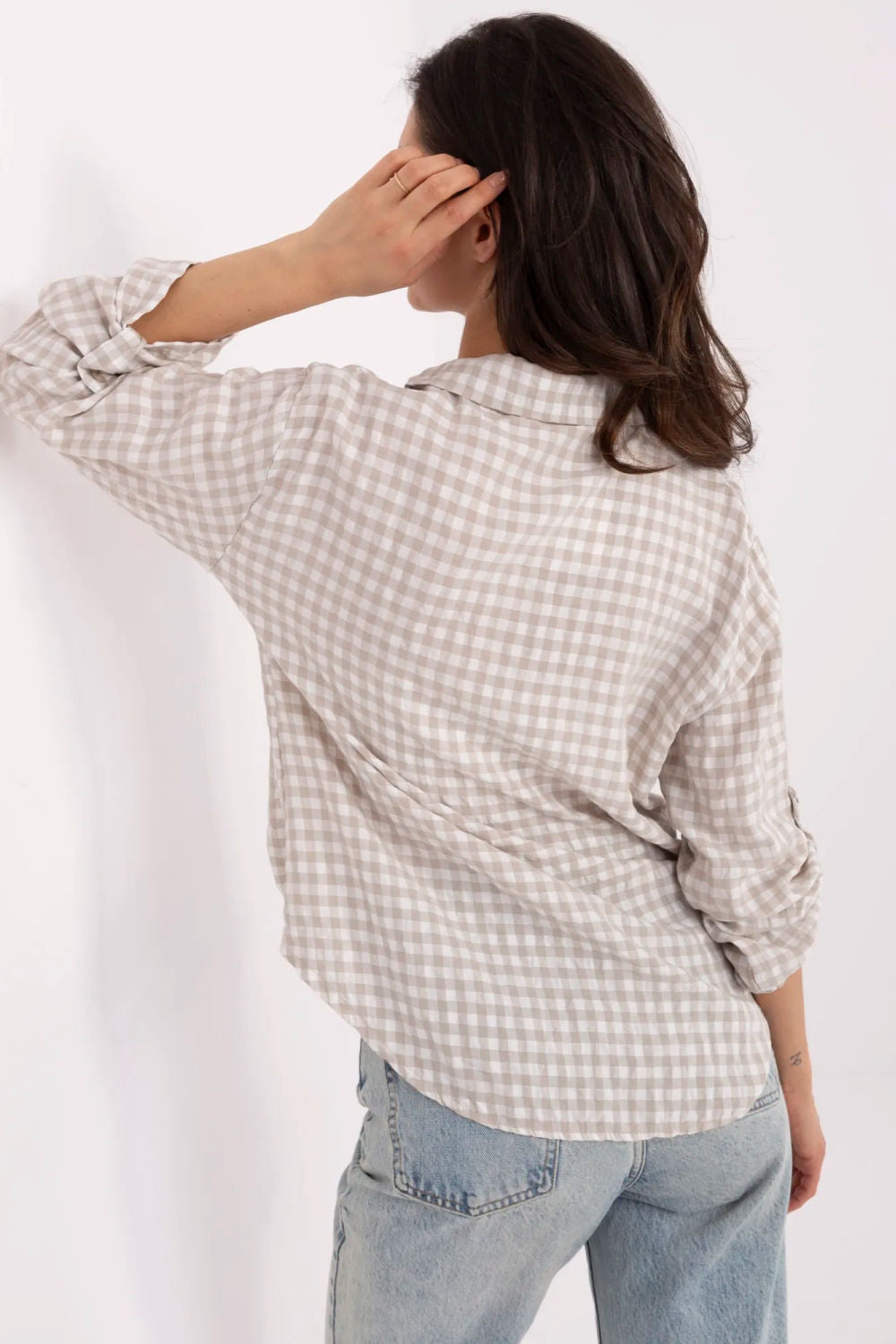 Camisa manga larga modelo 210003 Italy Moda