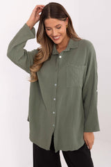 Camisa de manga larga modelo 210009 Italia Moda