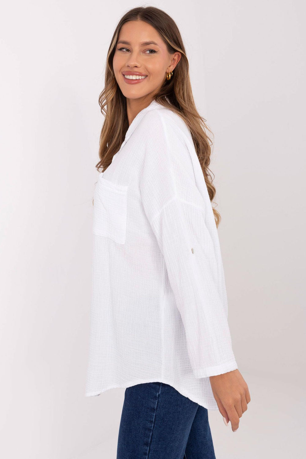 Camisa de manga larga modelo 210013 Italia Moda