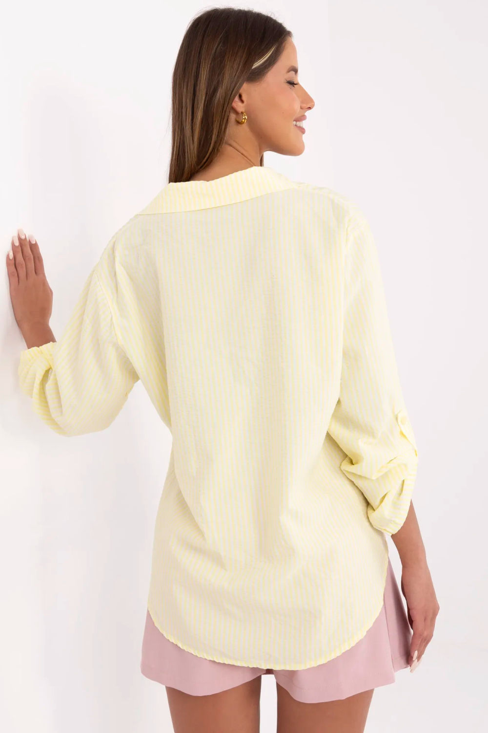 Camisa manga larga modelo 210018 Italy Moda