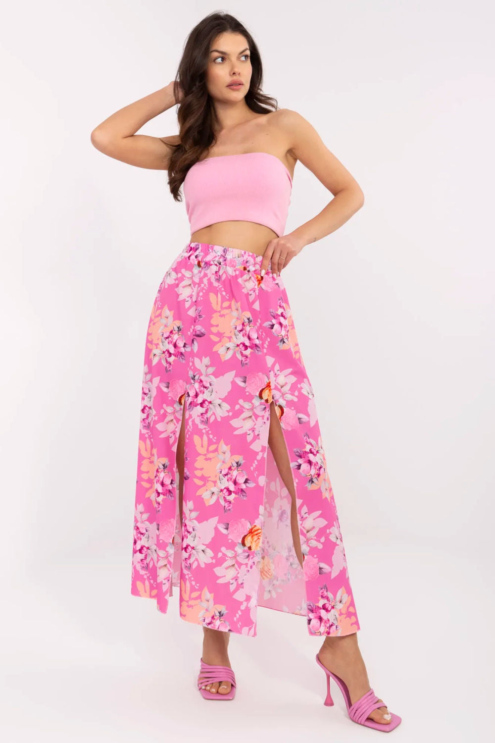 Falda larga modelo 211433 Italy Moda