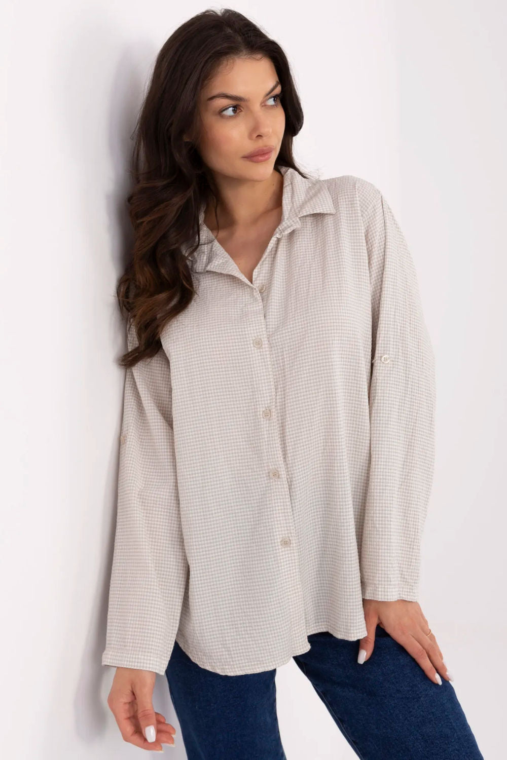 Camisa de manga larga modelo 211444 Italia Moda