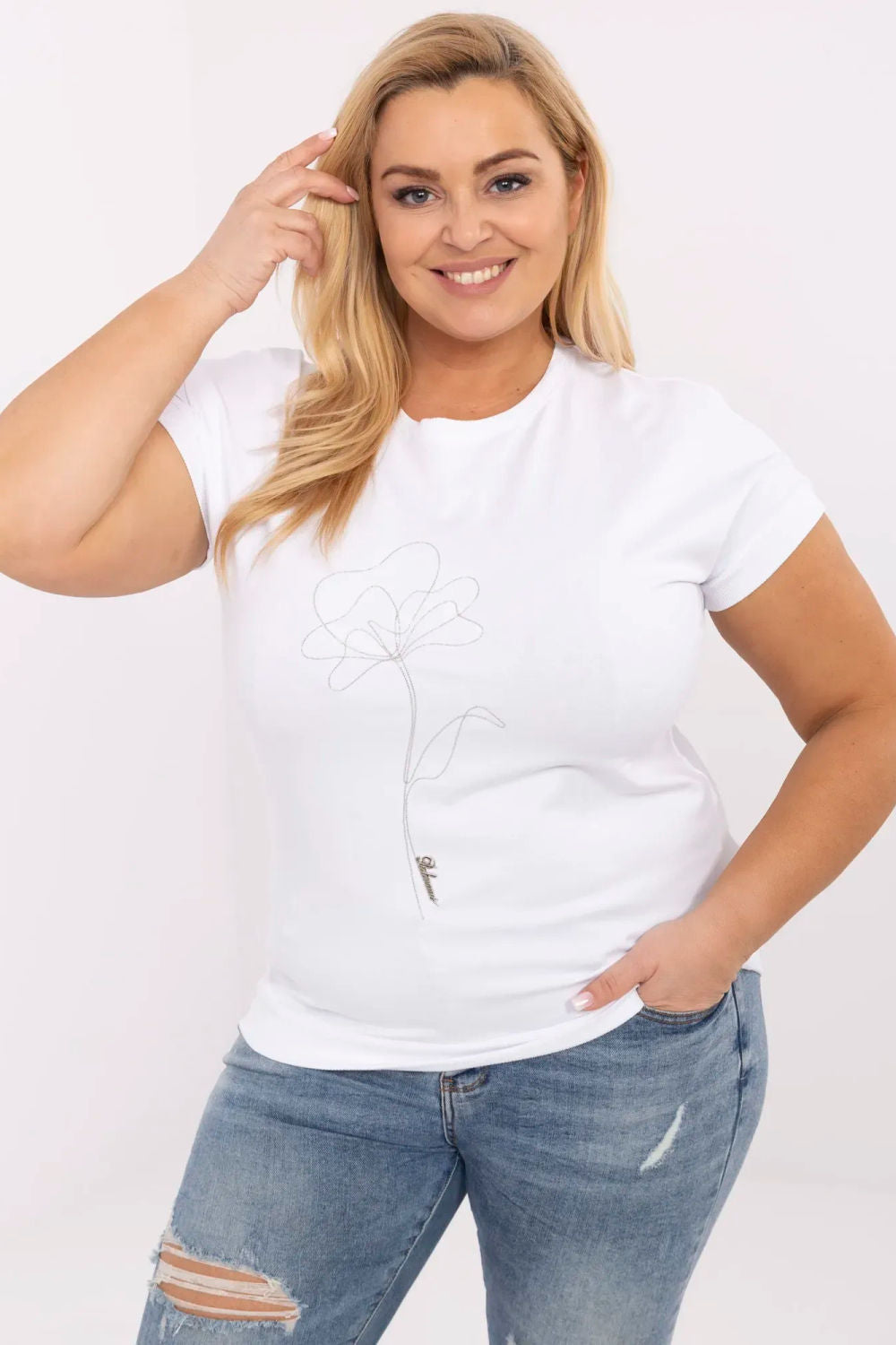 Blusa talla grande modelo 211756 Relevancia