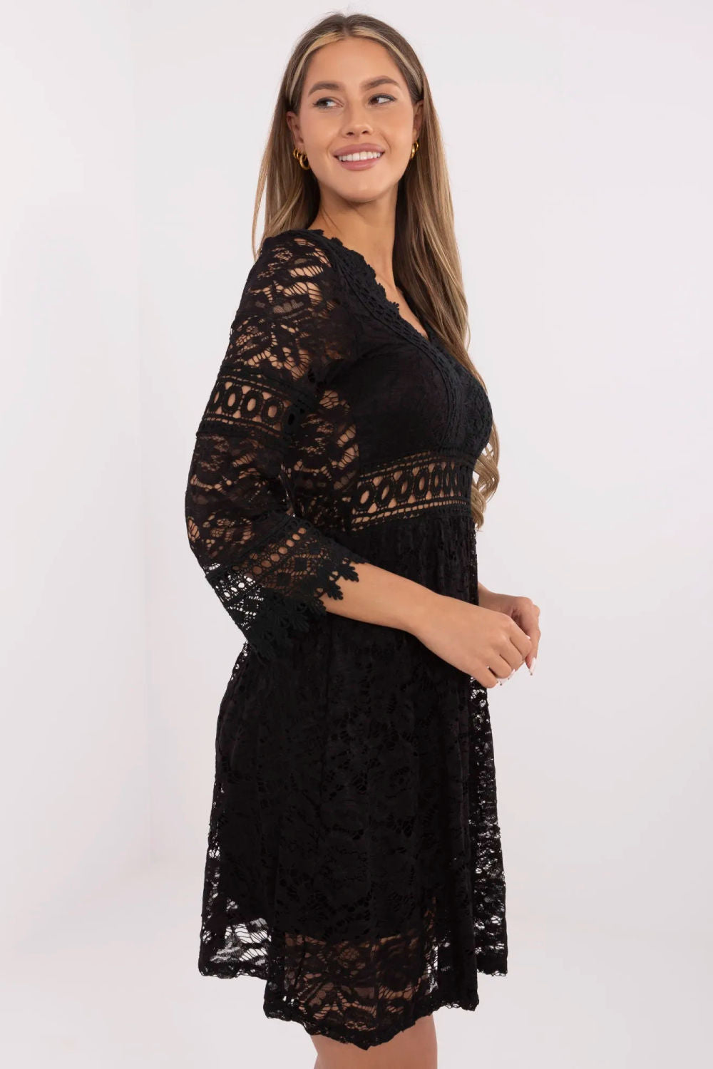 Vestido corto modelo 212029 Italia Moda