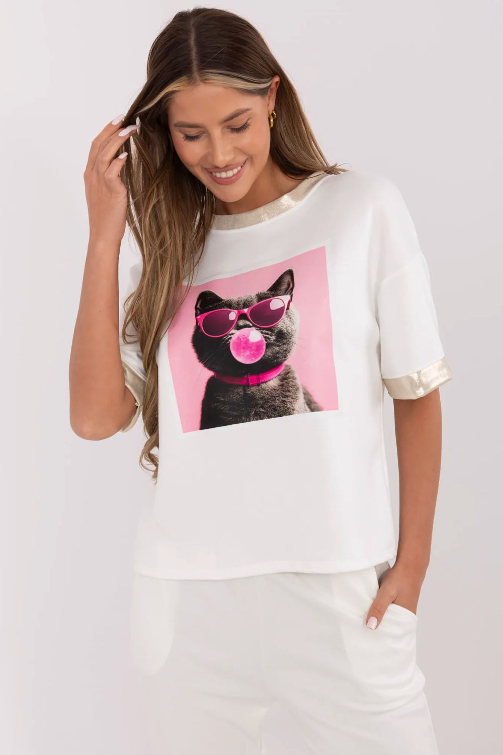 Blusa modelo 212037 Italia Moda