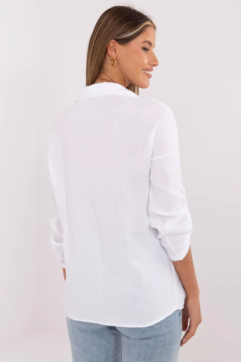 Camisa manga larga modelo 212062 Italy Moda