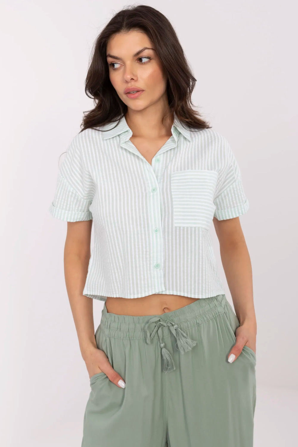 Camisa de manga corta modelo 212733 NM