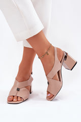 Sandalias de tacón modelo 212827 Step in style