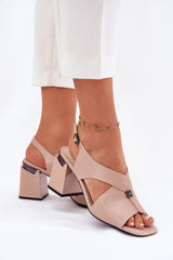 Sandalias de tacón modelo 212827 Step in style