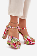 Sandalias de tacón modelo 214389 Step in style
