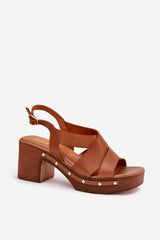Sandalias de tacón modelo 214390 Step in style