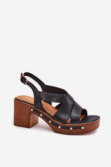 Sandalias de tacón modelo 214744 Step in style