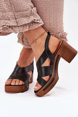 Sandalias de tacón modelo 214744 Step in style