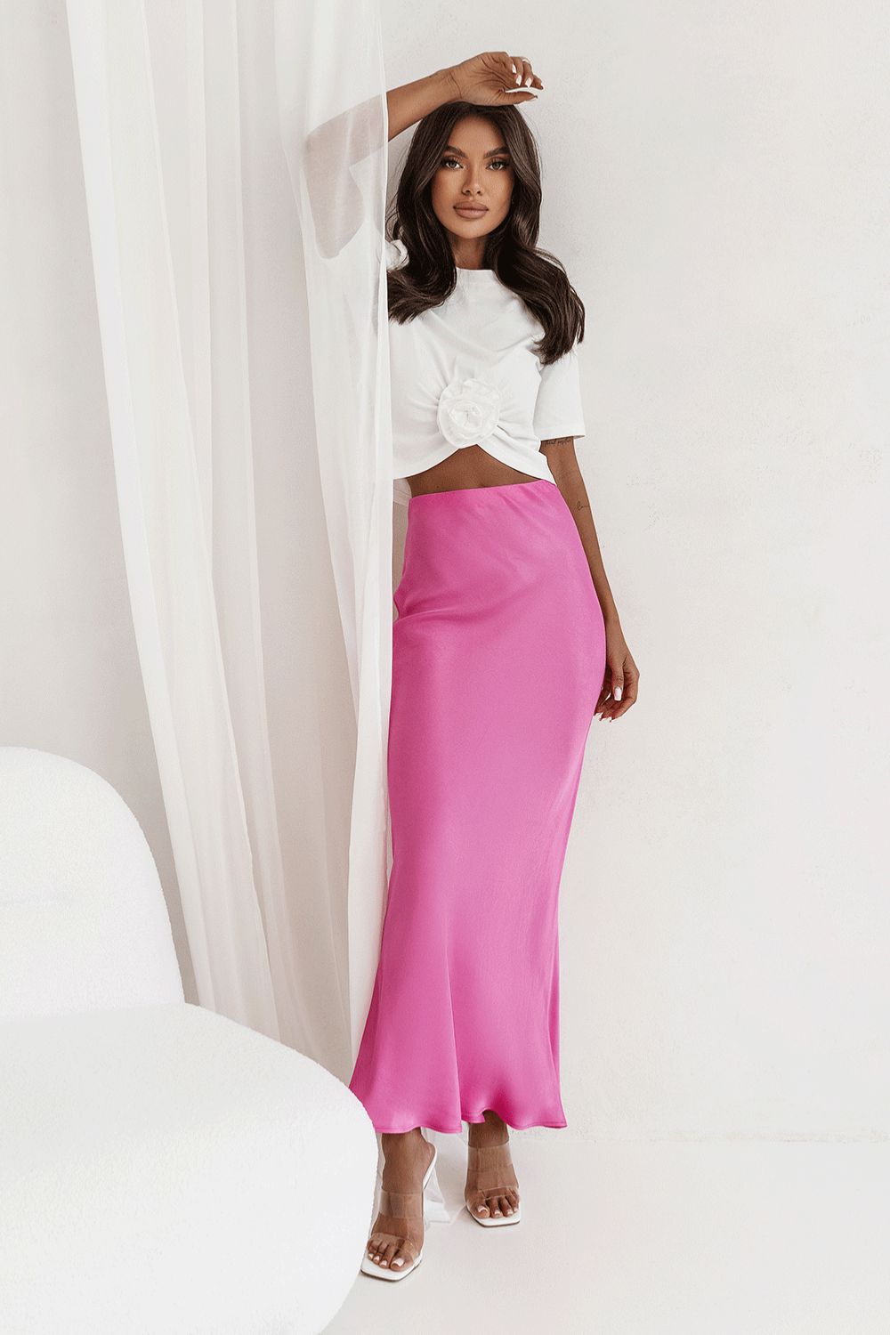 Falda larga modelo 215307 IVON