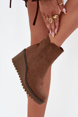 Botas de piel modelo 216846 Camina con estilo