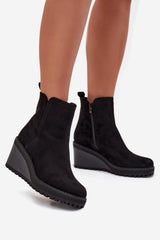 Botas de piel modelo 216847 Camina con estilo