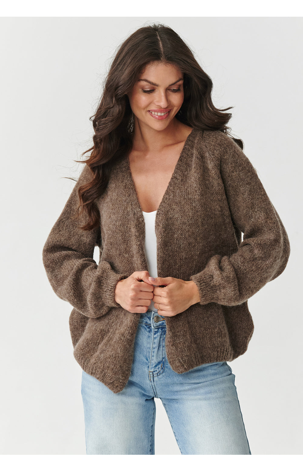 Cárdigan modelo 217370 Makadamia