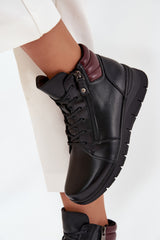 Botas de piel modelo 217730 Camina con estilo