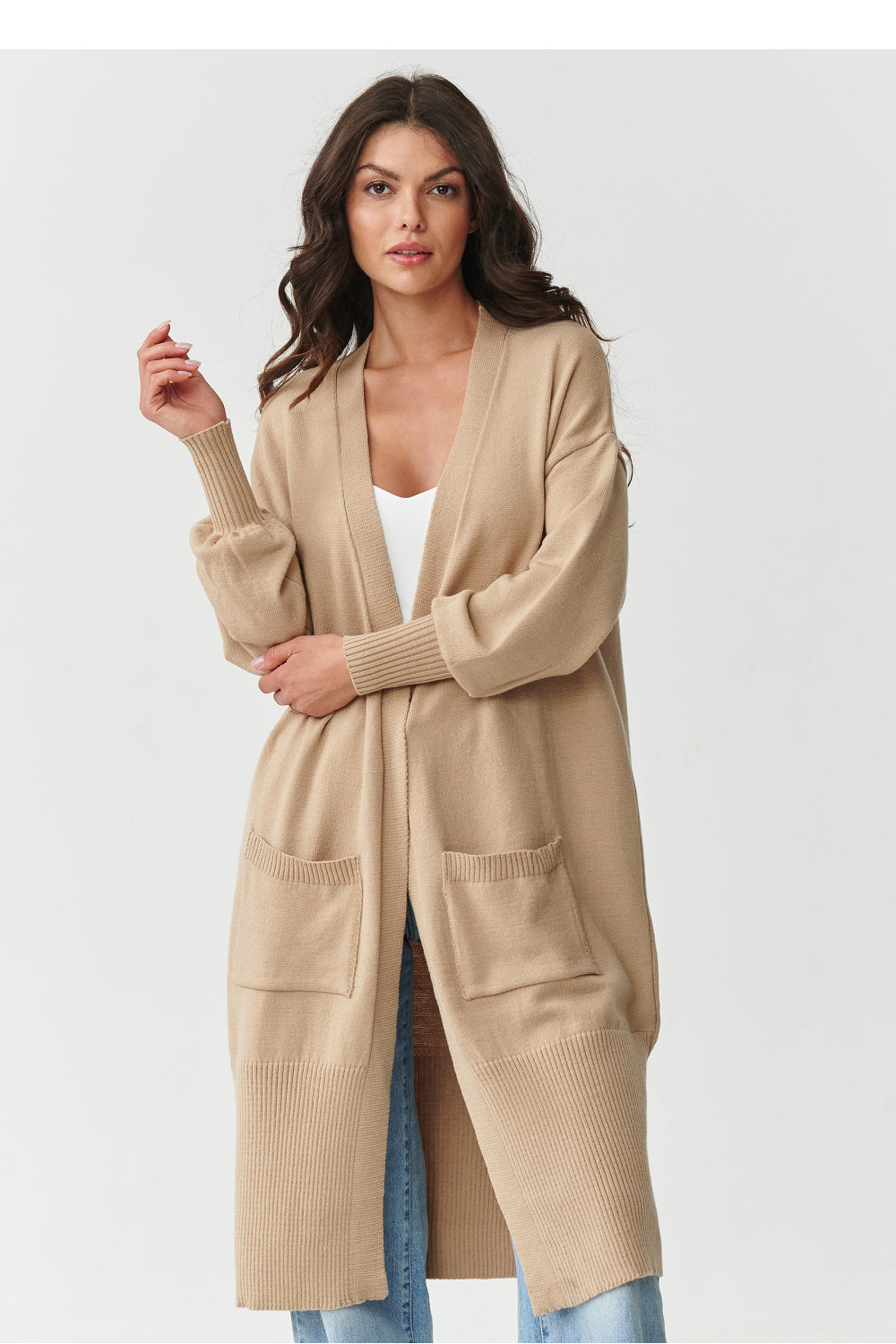 Cárdigan modelo 218105 Makadamia