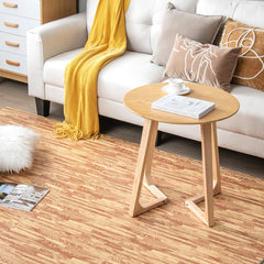 12 Esterilla de Fitness Alfombras de Piso de Espuma EVA de Grano de Madera Baldosas de Enclavamiento con Bordes para Hogar Sótano 61 x 61 cm