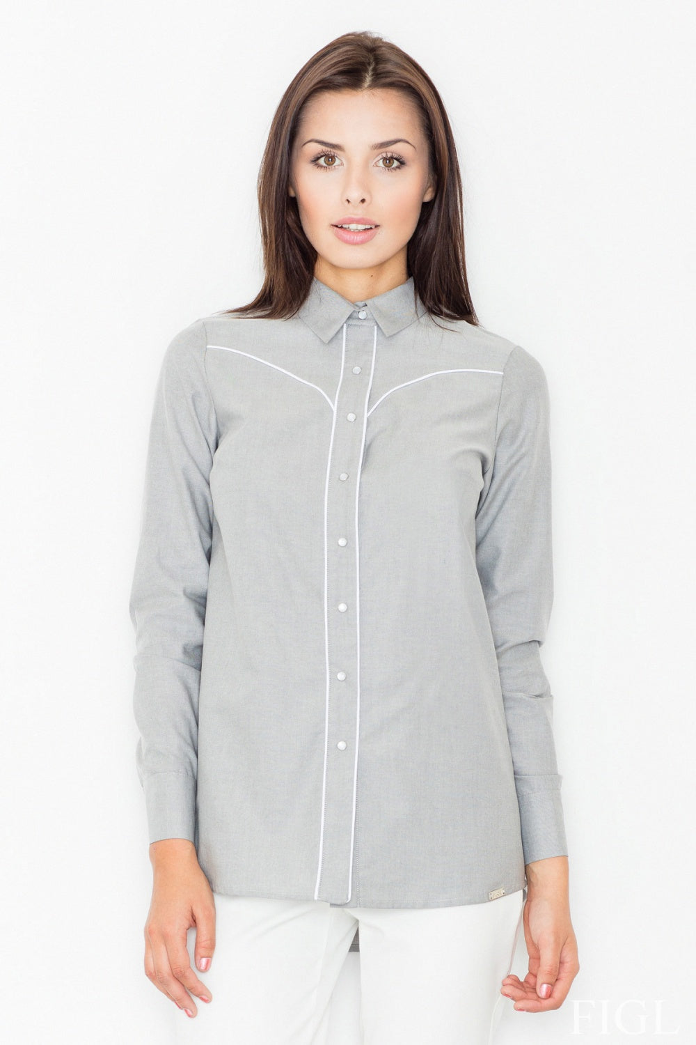 Camisa de manga larga modelo 61516 Figl