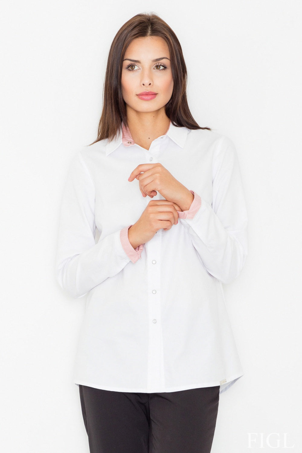 Camisa de manga larga modelo 61520 Figl