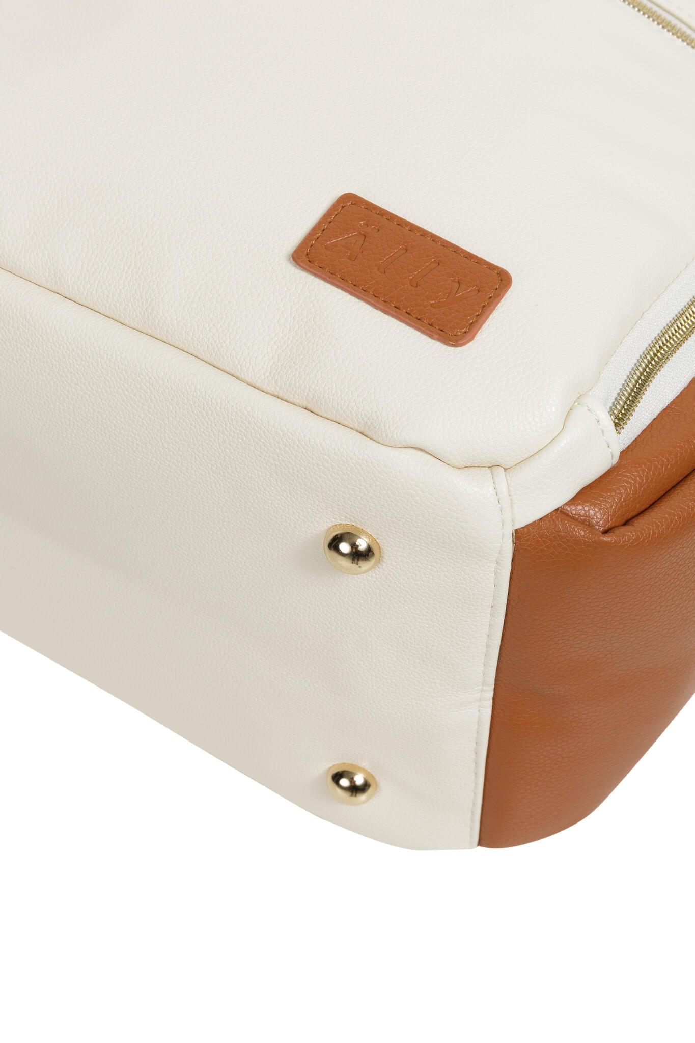 Mochila Pequeña para Pañales – Cappuccino - ZYOUNAT Boutique