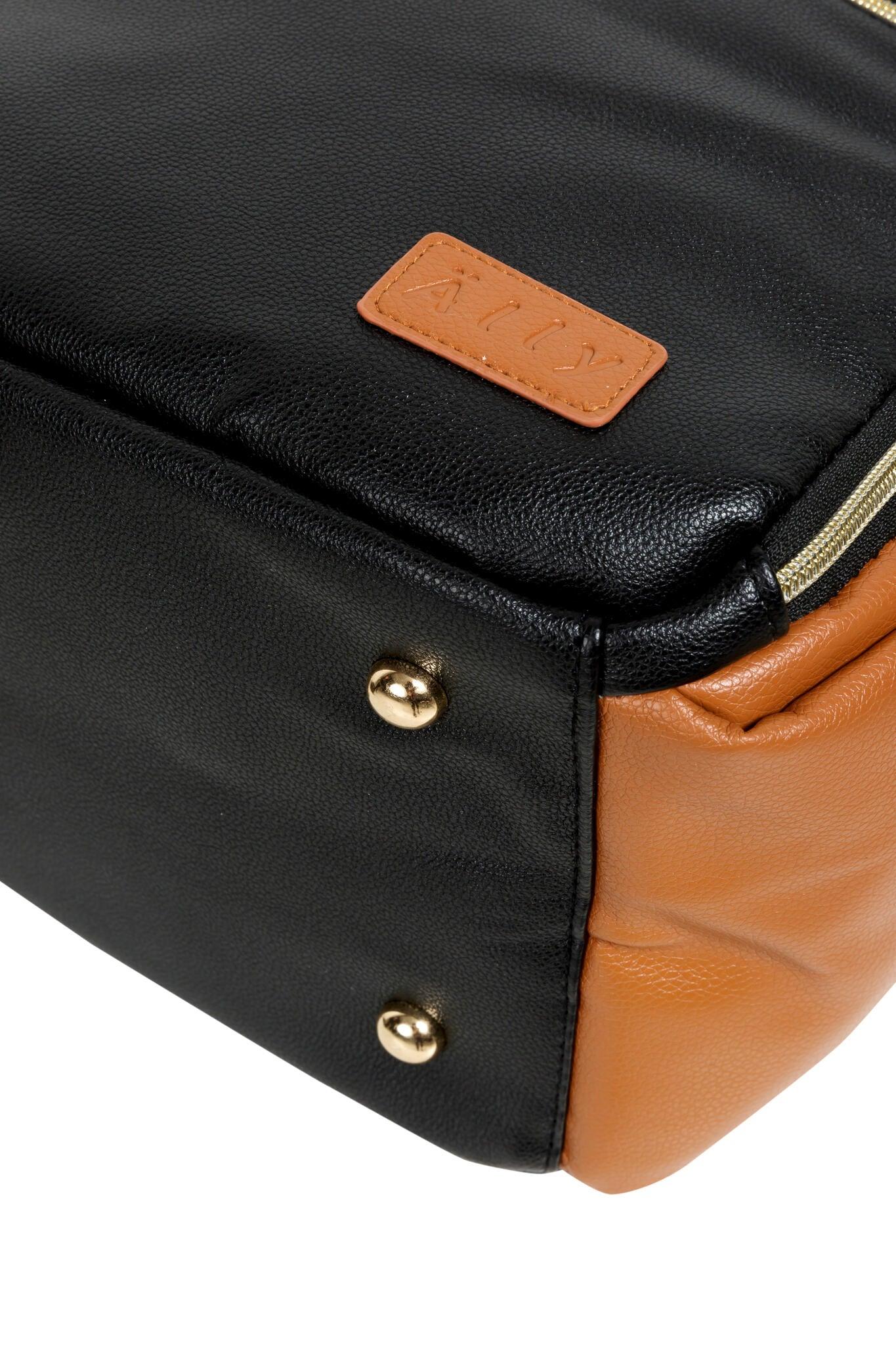 Mochila Pequeña para Pañales – Black Coffee - ZYOUNAT Boutique