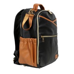 Mochila Pequeña para Pañales – Black Coffee - ZYOUNAT Boutique