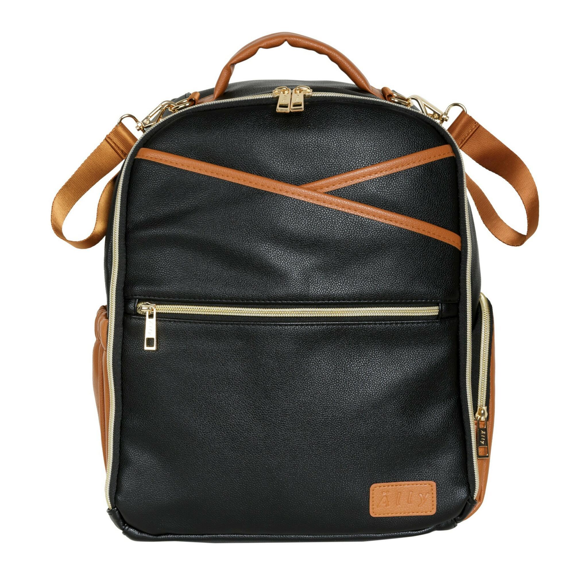 Mochila Pequeña para Pañales – Black Coffee - ZYOUNAT Boutique