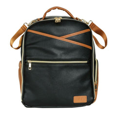 Mochila Pequeña para Pañales – Black Coffee - ZYOUNAT Boutique