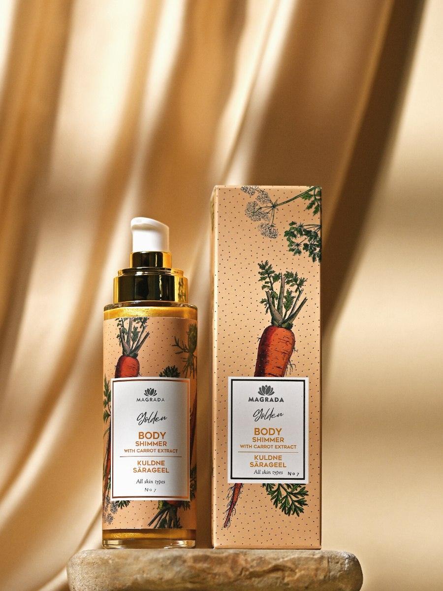 Gel Brillo Dorado con Extracto de Zanahoria - 100 ml - ZYOUNAT Boutique
