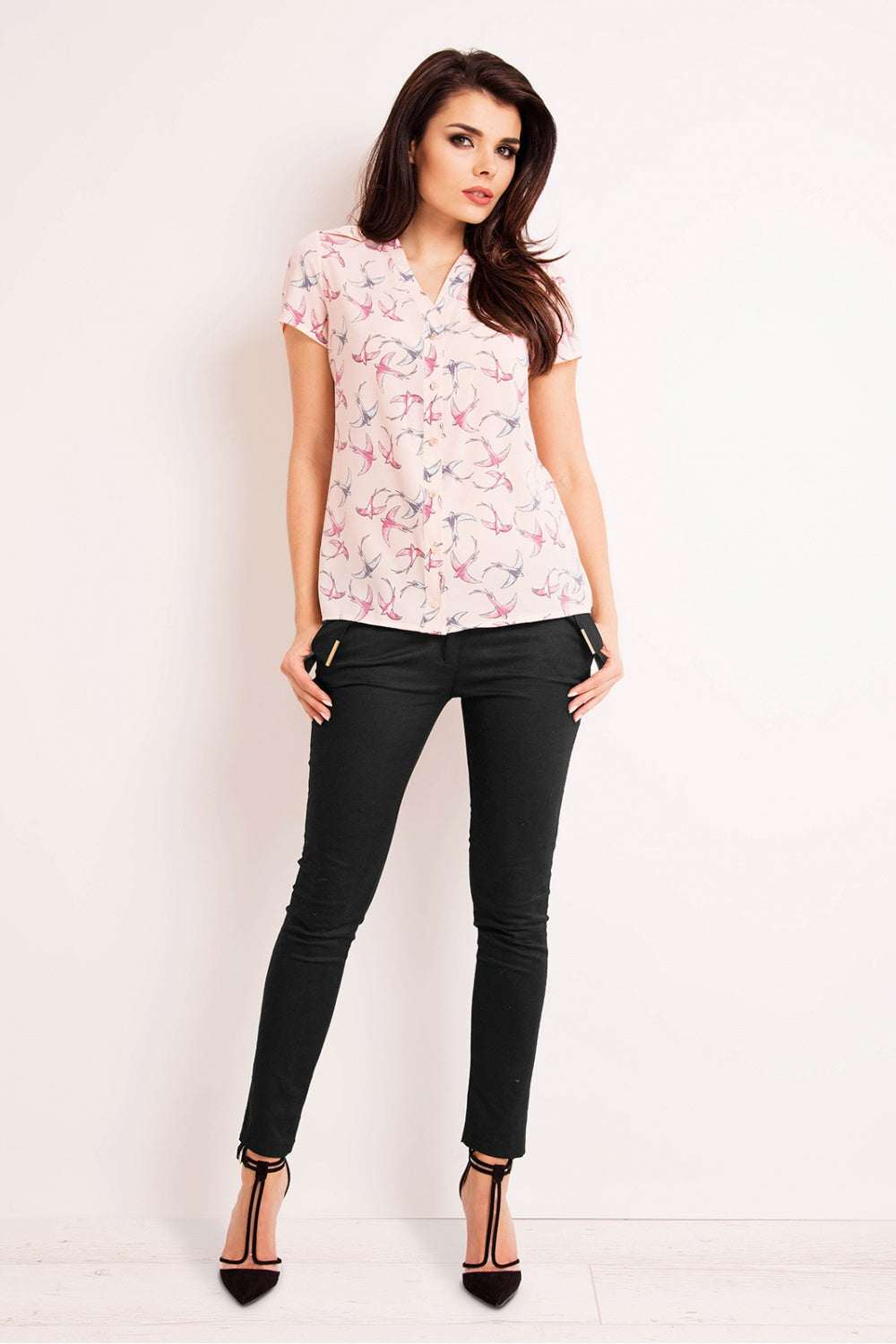 Camisa manga larga modelo 80740 Infinite You - ZYOUNAT Boutique