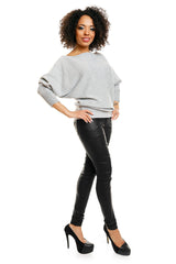 Blusa estilo murciélago modelo 84282 PeeKaBoo