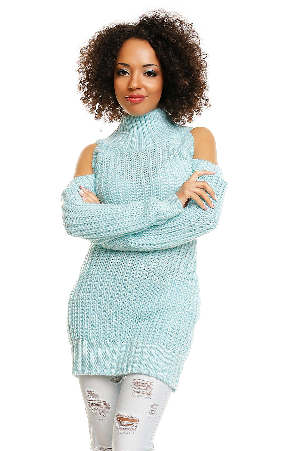 Jersey de punto duro modelo 84344 PeeKaBoo