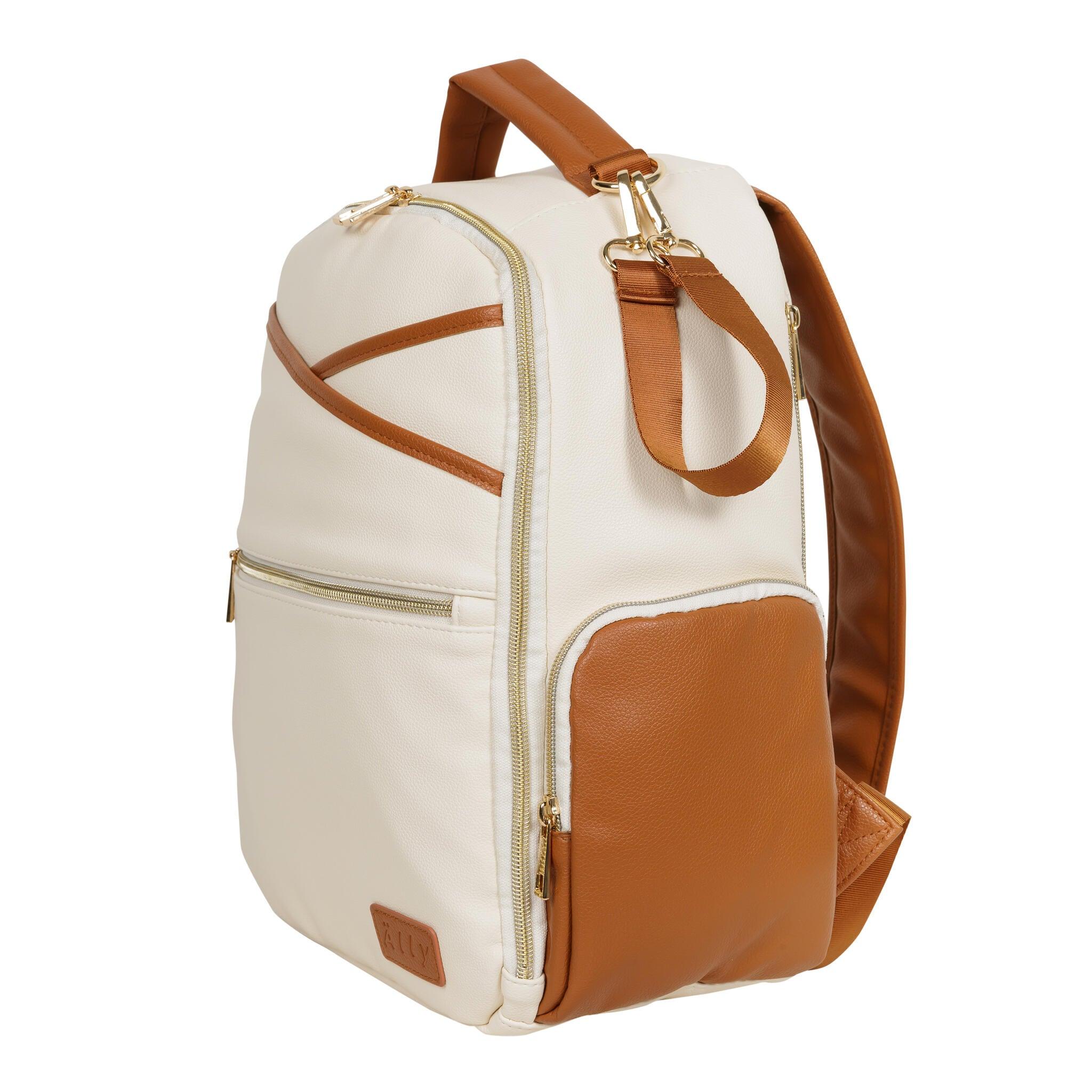Mochila Pequeña para Pañales – Cappuccino - ZYOUNAT Boutique