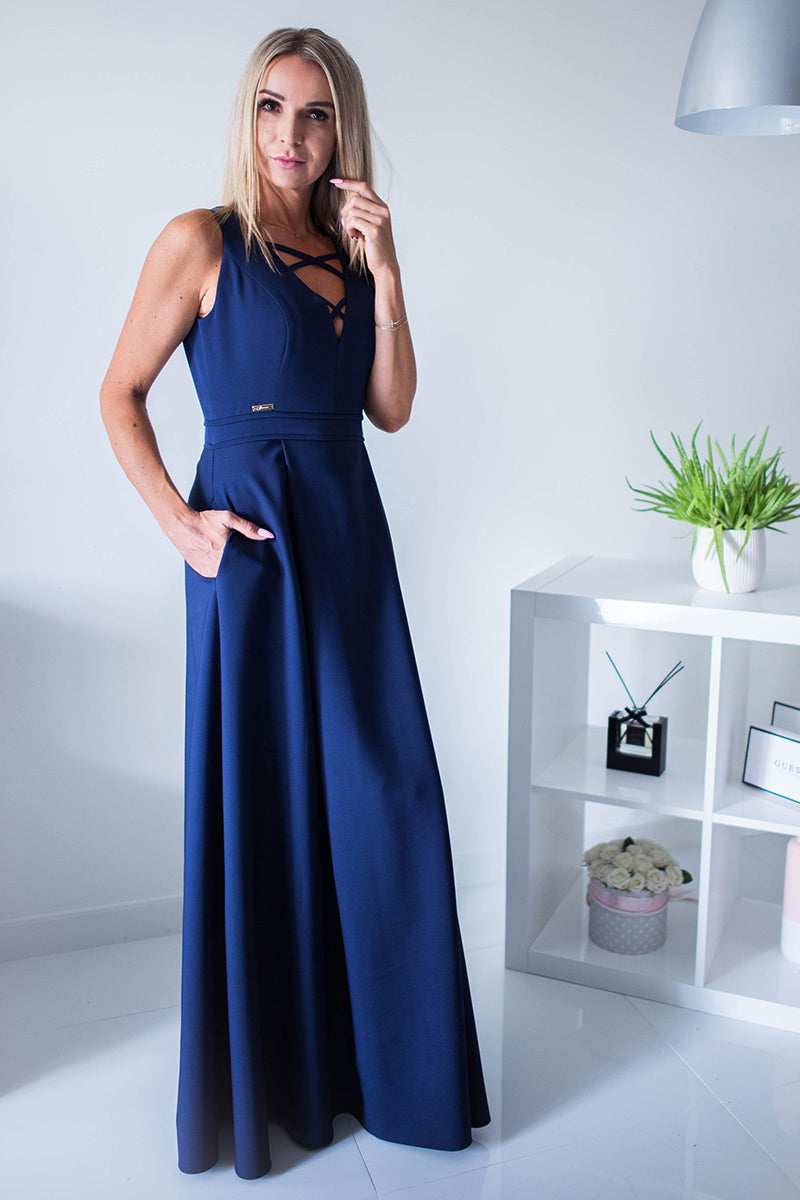 Vestido de noche modelo 121357 Jersa
