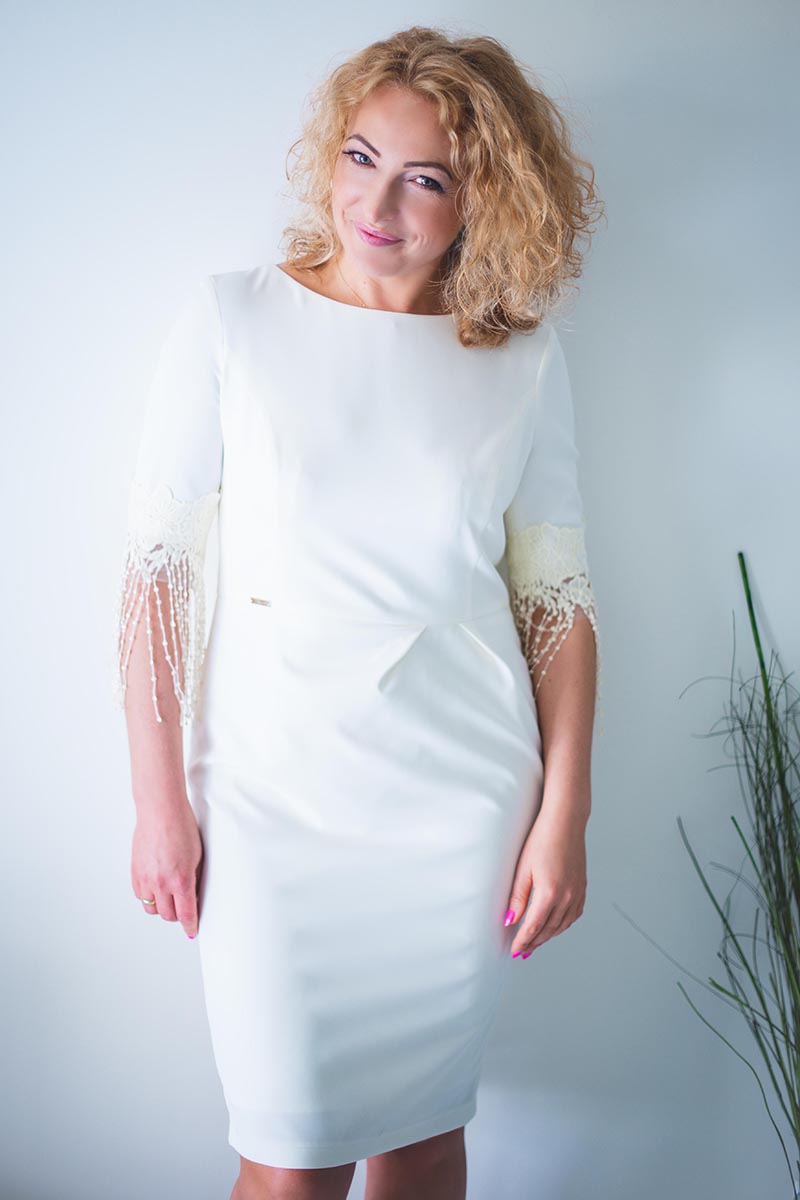 Vestido de talla grande modelo 132938 Jersa