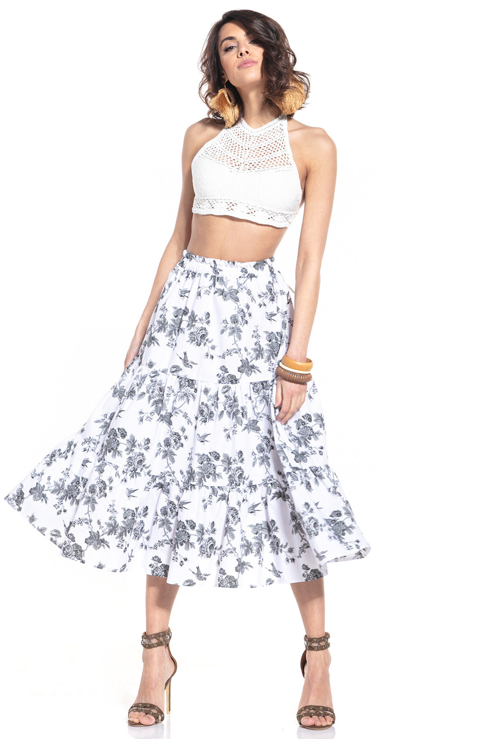 Falda larga modelo 152861 Tessita