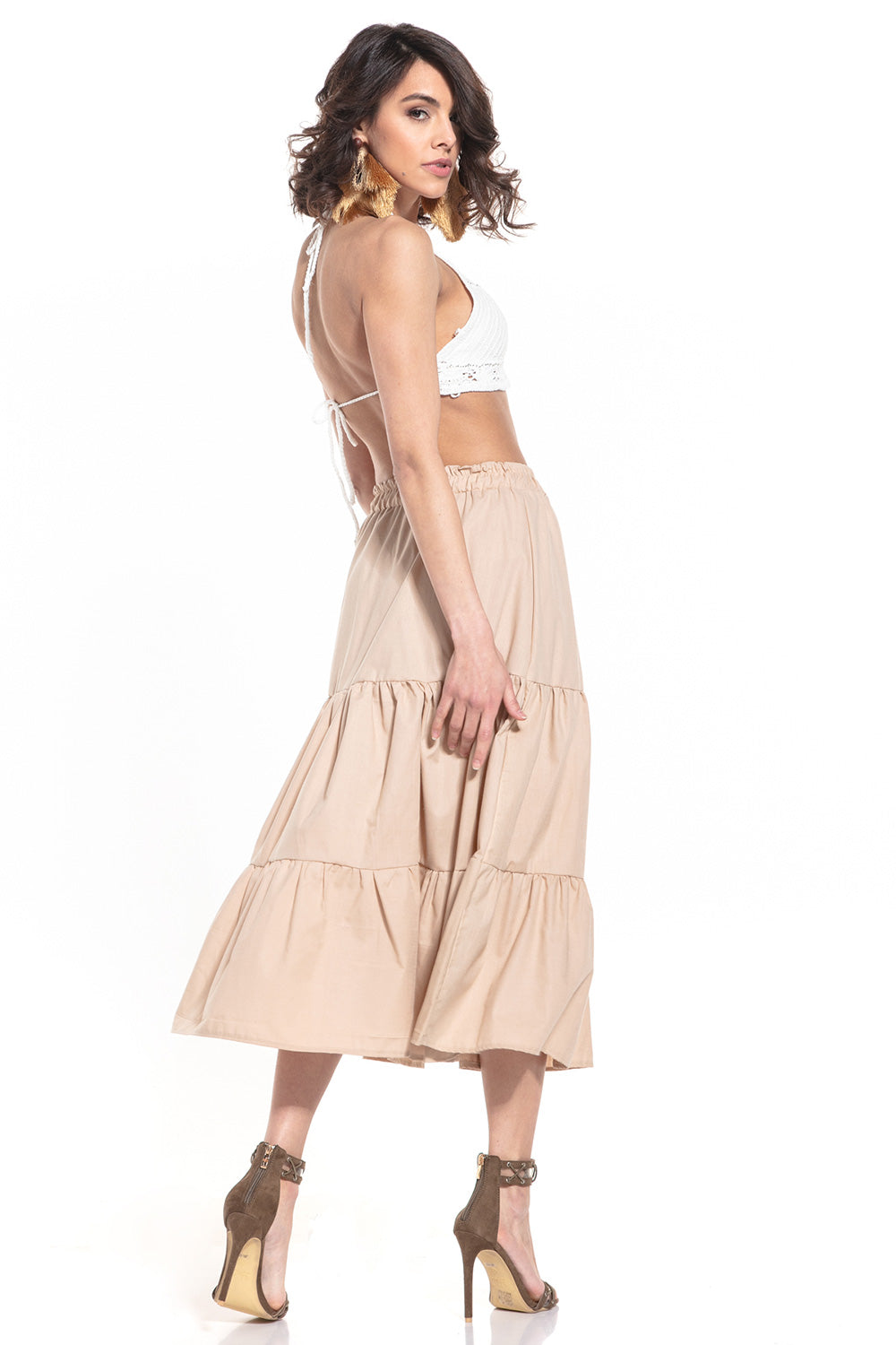 Falda larga modelo 152903 Tessita