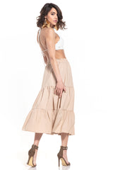 Falda larga modelo 152903 Tessita