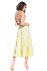 Falda larga modelo 152906 Tessita