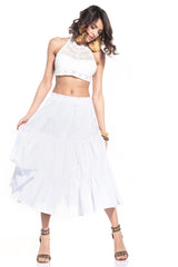 Falda larga modelo 152907 Tessita