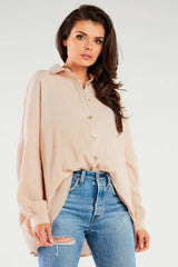 Camisa manga larga modelo 166827 Infinite You - ZYOUNAT Boutique
